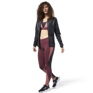 Reebok Lux 2.0 Tights Damen - Bordeaux/Rosa - DE 852-DUR